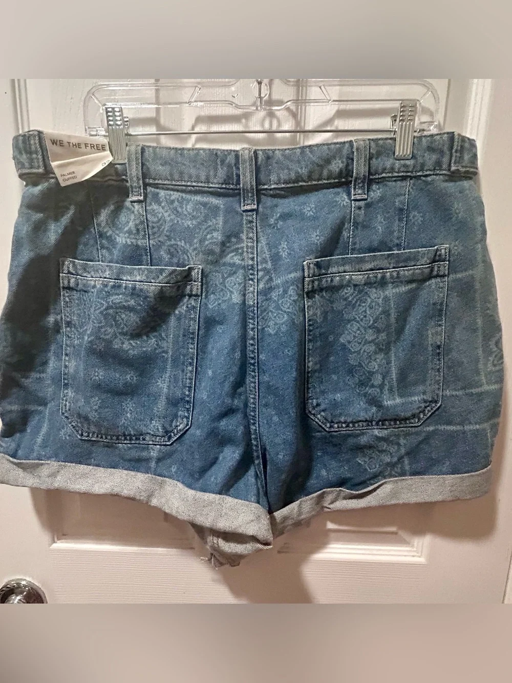 NWT FREE PEOPLE We The Free Palmer Paisley Shorts
